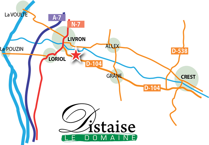 Plan d'accès Distaise